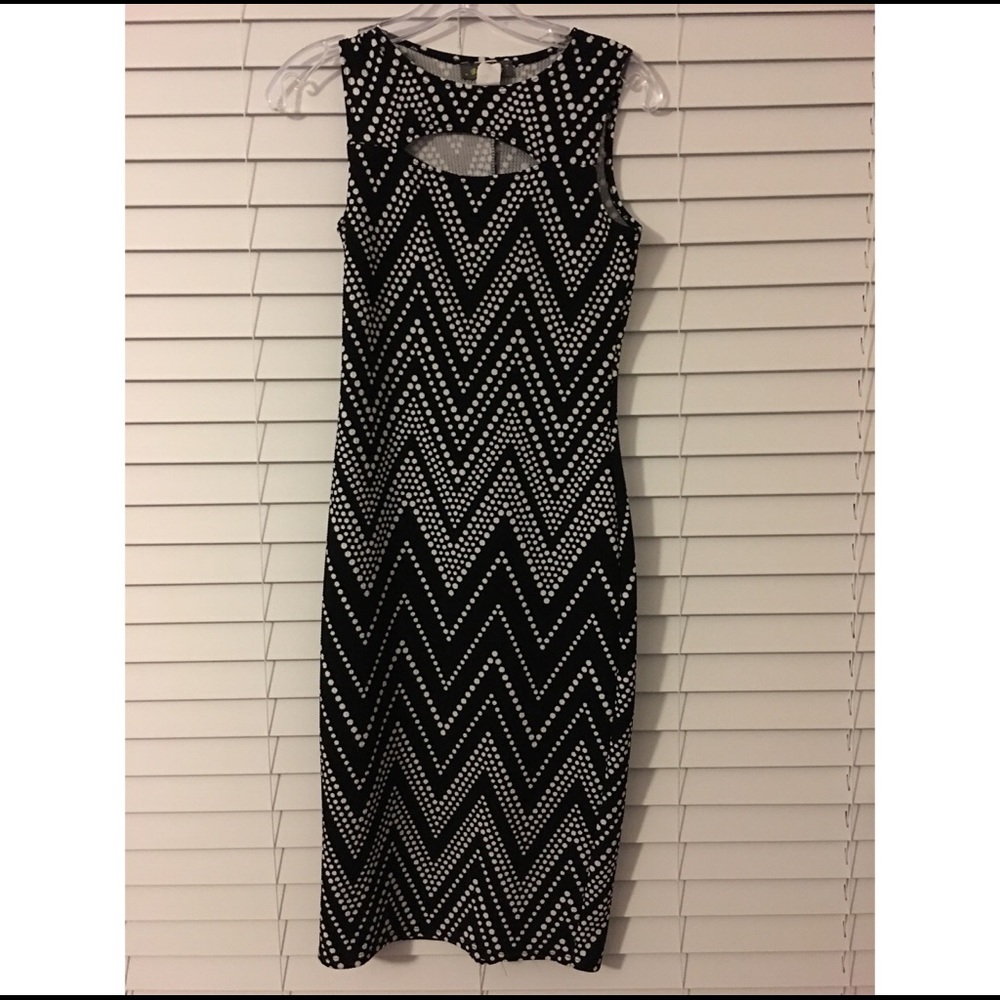 Skin tight midi dress